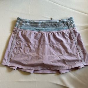 RARE Lululemon Lavender Pace Rival Mid-Rise Skirt